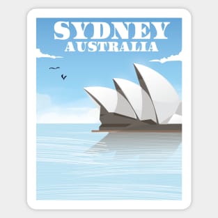 Sydney Australia travel poster Sticker